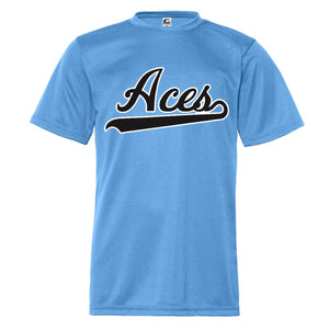 Aces Carolina Blue Dri-Fit tee