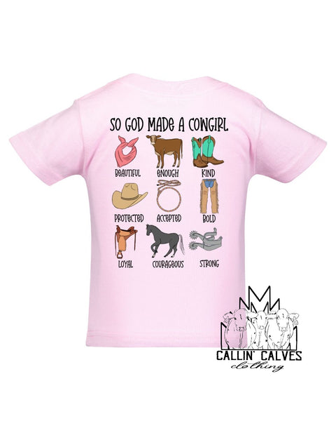 God Made a Cowboy/Cowgirl Tee