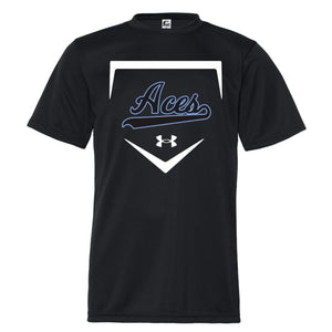 Aces Black Cotton tee